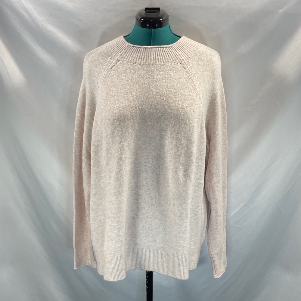 J. Crew Women's Light Beige Crew Neck Sweater
